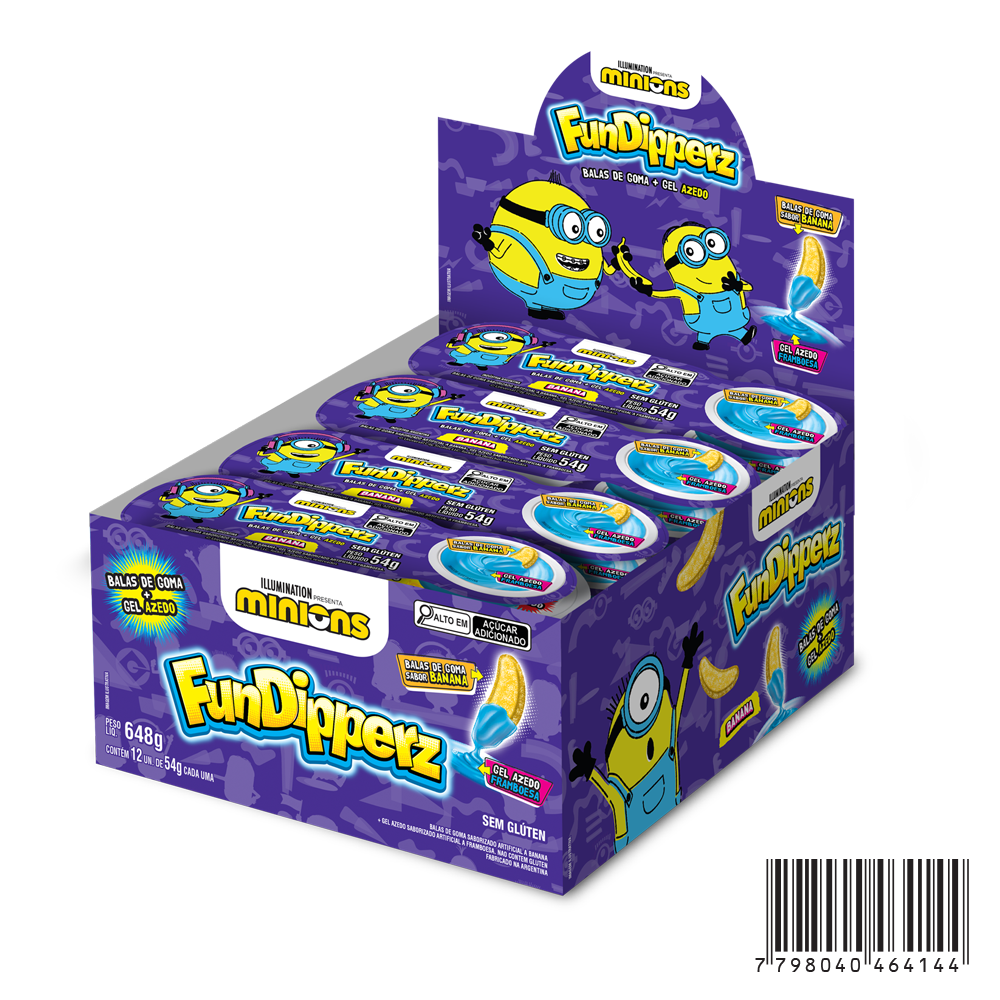 BALA GOMA FUNDIPPERZ MINIONS 54G